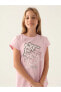 Фото #3 товара Футболка для малышей Kappa Для девочек Тишет 5-15 лет Пыльно-розовая
