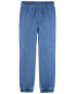 Kid Knit-Like Denim Drawstring Joggers 12