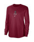 ფოტო #3 პროდუქტის Women's Crimson Distressed Alabama Crimson Tide Vintage-Like Long Sleeve T-shirt