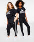 ფოტო #1 პროდუქტის Women's Essentials Warm-Up Slim Tapered 3-Stripes Track Pants, XS-4X