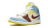 Фото #4 товара Кроссовки Nike Air Jordan 1 Mid SE Fearless Maison Chateau Rouge (Многоцветный)