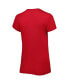 ფოტო #4 პროდუქტის Women's Red, Pewter Tampa Bay Buccaneers Badge T-shirt and Pants Sleep Set
