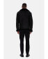 Фото #3 товара Men's Shearling Jacket, Silky Black With White Curly Wool