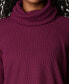 Фото #5 товара Women's Holly Hideaway Waffle Cowl-Neck Pullover Top