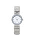 ფოტო #1 პროდუქტის Ladies Genuine Diamond Collection Shiny Silver Watch, 28mm