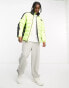 The North Face NSE Rusta puffer jacket in yellow and black ripstop