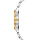 ფოტო #2 პროდუქტის Women's Sutton Diamond-Accent Two-Tone Stainless Steel Bracelet Watch 32.5mm