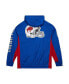 Фото #2 товара Men's Royal Distressed Buffalo Bills Team OG 2.0 Anorak Vintage-Like Logo Quarter-Zip Windbreaker Jacket
