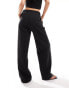 Фото #3 товара Pimkie drawstring wide leg trousers in black