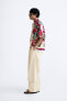 Фото #4 товара Рубашка из ткани с цветочным принтом — limited edition ZARA