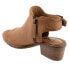 Фото #5 товара Softwalk Novara S2314-223 Womens Brown Leather Zipper Heeled Sandals Boots