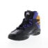 Reebok Shaq Attaq Mens Black Synthetic Lace Up Athletic Basketball Shoes