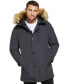 Фото #10 товара Men's Long Parka with Faux-Fur Lined Hood