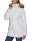 Women's Bibbed Faux-Fur-Trim Hooded Puffer Coat, Created for Macy's