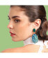 ფოტო #3 პროდუქტის Women's White Under-The-Sea Drop Earrings