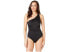 Фото #2 товара Michael Michael Kors Women's 183785 Shirred Surplus One-Piece Swimsuit Size 4