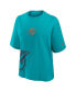 Фото #2 товара Women's Aqua Miami Dolphins Boxy T-Shirt