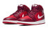 Фото #4 товара Jordan Air Jordan 1 Mid "Red Quilt" 中帮 复古篮球鞋 GS 红色 / Кроссовки Jordan Air Jordan AV5174-600