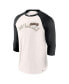 ფოტო #2 პროდუქტის Men's White, Black San Francisco Giants Backdoor Slider Raglan 3/4-Sleeve T-shirt