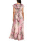 Ted Baker Frilled V-Neck Maxi Dress Women's