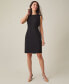 ფოტო #1 პროდუქტის Women's Banded-Waist Sleeveless Sheath Dress