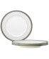 Odessa Platinum Set of 4 Dinner Plates, Service For 4