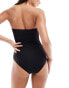 Фото #3 товара & Other Stories v neck swimsuit in black