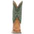 Фото #5 товара Lucchese Rudy Square Toe Cowboy Mens Green Casual Boots M4092-WF