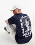 Фото #1 товара Dickies badger mountain cactus back print t-shirt in navy