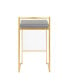 Фото #3 товара Fuji Gold Counter Stool, Set of 2