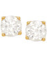 ფოტო #3 პროდუქტის IGI Certified Lab Grown Diamond Stud Earrings (1-1/2 ct. t.w.) in 14k White Gold