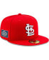 Фото #1 товара Men's Red St. Louis Cardinals On-Field 2023 World Tour London Series 59FIFTY Fitted Hat