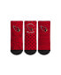 ფოტო #1 პროდუქტის Toddler Boys and Girls Socks Arizona Cardinals #1 Fan 3-Pack Crew Socks Set