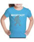 Child Bigfoot - Girl's Word Art T-Shirt