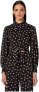 Фото #1 товара Топ с вышивкой Jill Jill Stuart 252326 Женский черно-белый размер 4