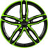 Фото #2 товара Колесный диск литой Carmani 13 Twinmax neon green polish 8.5x19 ET35 - LK5/120 ML72.6