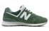 Фото #2 товара New Balance NB 574 防滑耐磨 低帮 跑步鞋 男女同款 绿白 / Кроссовки New Balance NB 574 U574FGG-D