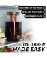 Фото #5 товара 1.5 Liter Cold Brew Coffee Maker with Extra Thick Glass Carafe & Stainless Steel Mesh Filter