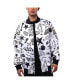 Men's x MSX by Michael Strahan White Super Bowl LVIII The Gold Bar Casino Camo Full-Snap Jacket