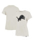 ფოტო #1 პროდუქტის 47 Brand Women's Cream Detroit Lions Panthera Frankie T-Shirt