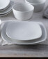 Фото #5 товара Swirl Square Dinner Plates, Set of 4