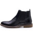 Фото #2 товара Men's Owen Chelsea Boots Pull Up Ankle Boot Genuine Leather Lined