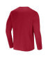 Фото #4 товара Men's NFL x Darius Rucker Collection by Cardinal Arizona Cardinals Slub Jersey Henley Long Sleeve T-shirt