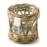 Rustic Rattan Votive Teelichthalter