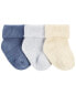 Baby 3-Pack Ribbed Booties 12-24M