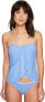 Фото #1 товара Vince Camuto Women's Draped Bandini Top with Removable Straps Swimsuit Sz. S