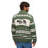 SUPERDRY Chunky Knit Patterened Full Zip Sweater