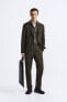 Фото #1 товара Пиджак-костюм из шерстяной смеси ZARA - Wool blend suit blazer