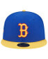 ფოტო #2 პროდუქტის Men's Royal, Yellow Boston Red Sox Empire 59FIFTY Fitted Hat