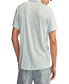 Фото #8 товара Men's Burnout Slub Jersey Johny Collar Polo Shirt